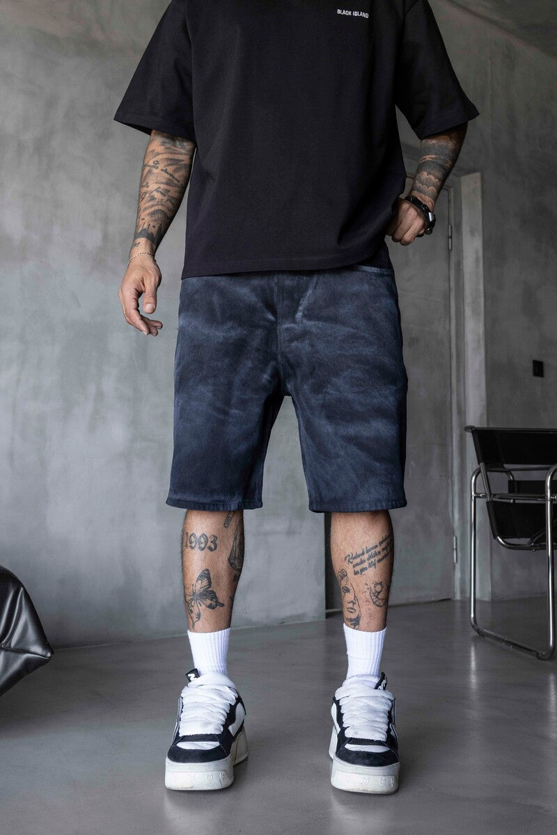 Denim Short Black 17207