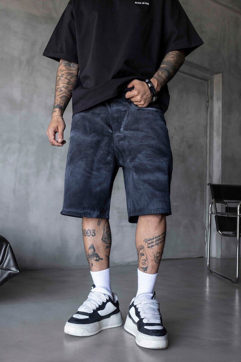 Denim Short Black 17207