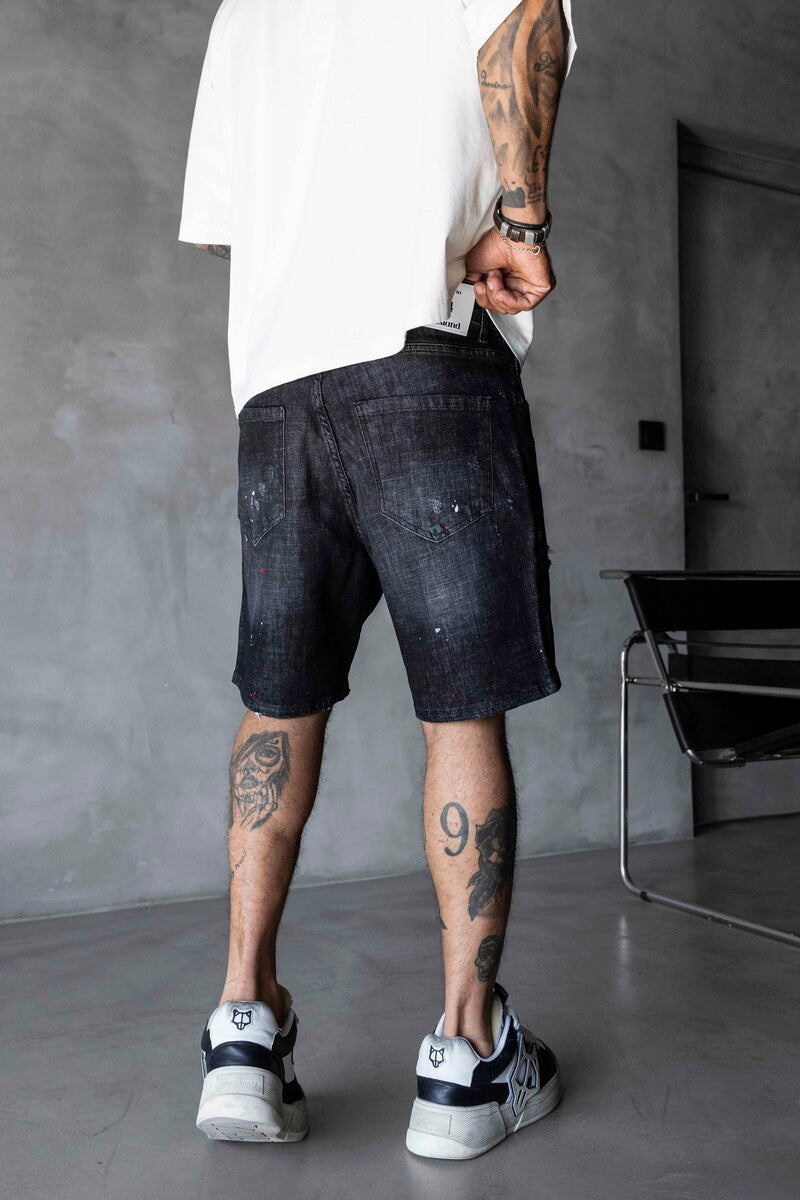 Denim Short Black 17229