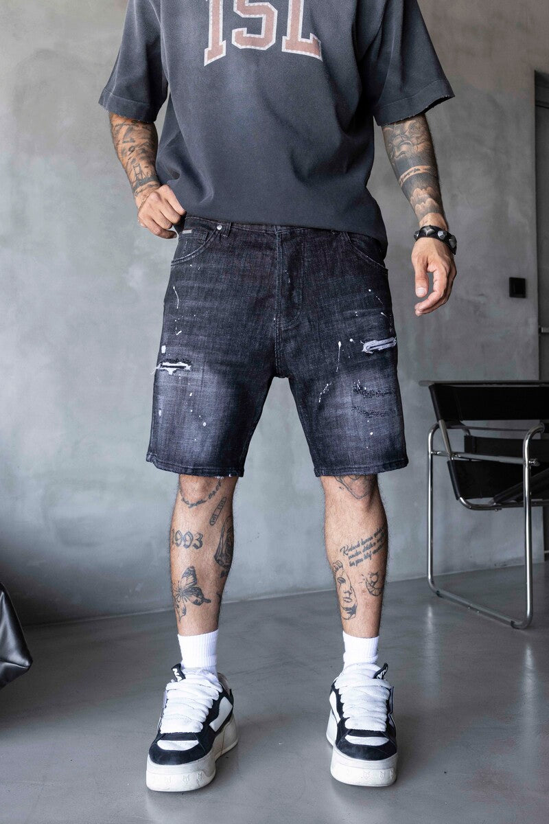 Denim Short Black 17230