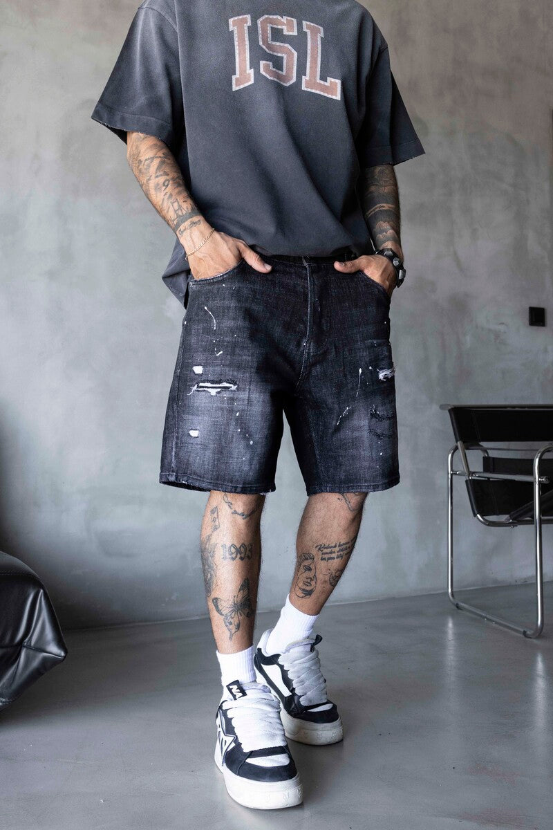 Denim Short Black 17230