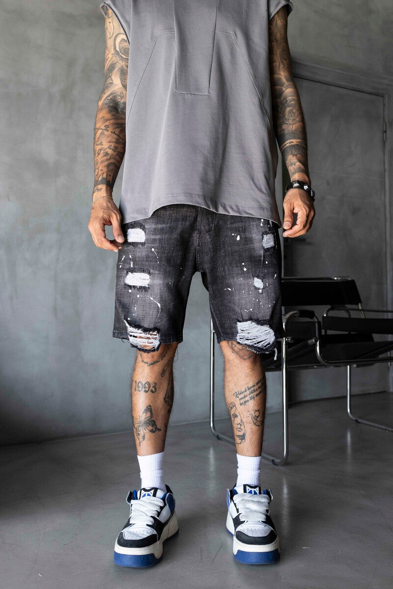 Denim Short Black 17231