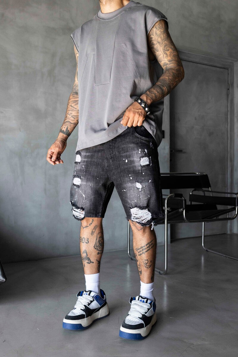 Denim Short Black 17231