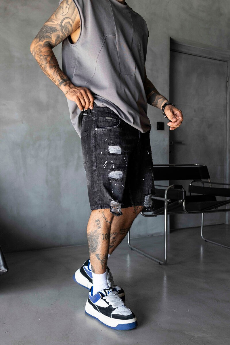 Denim Short Black 17231