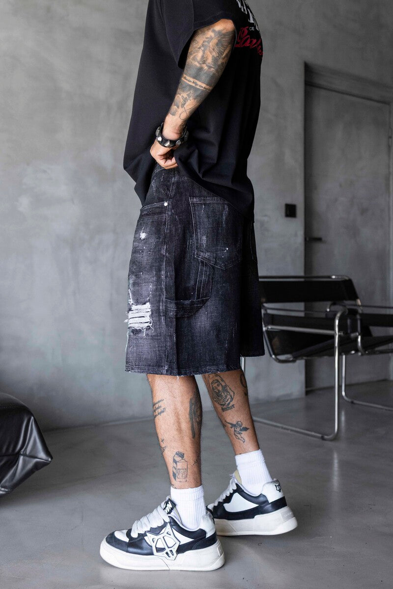 Denim Short Black 17265
