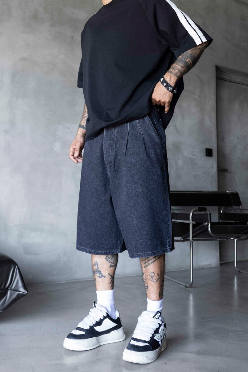 Denim Short Black 17269