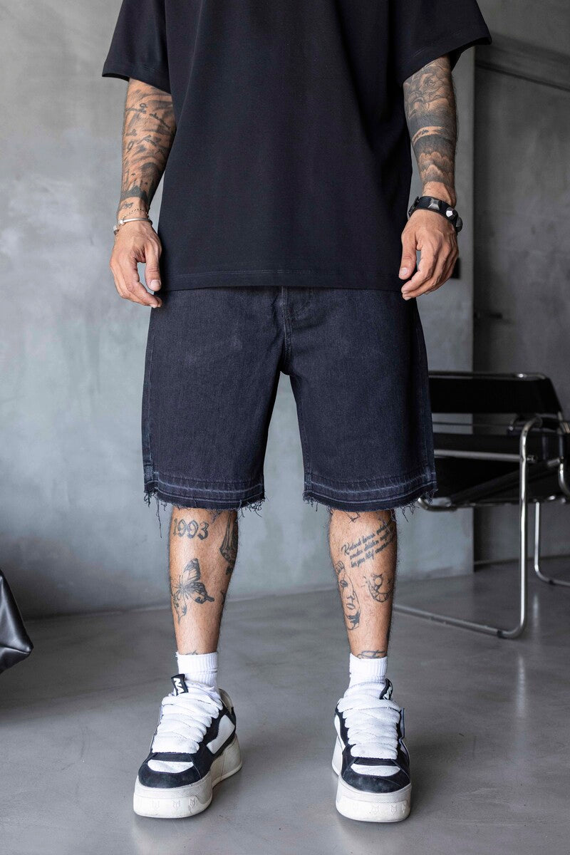 Denim Short Black 17272