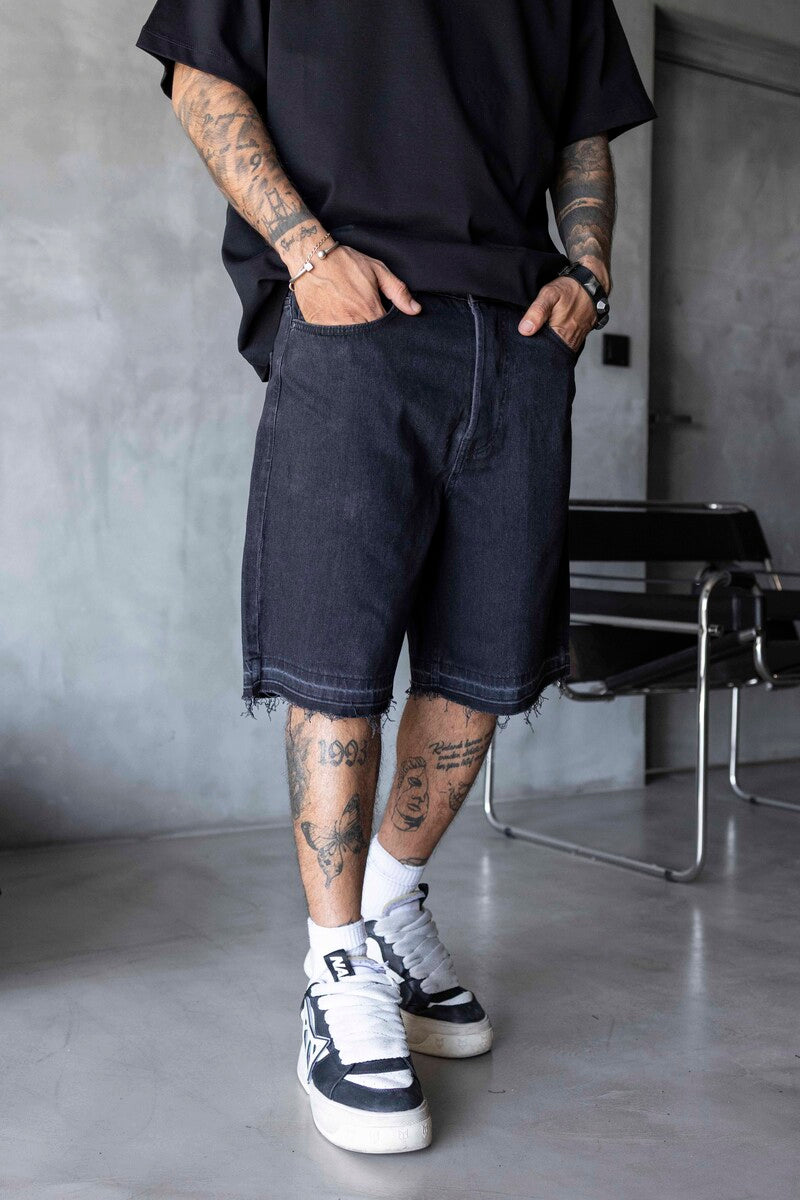 Denim Short Black 17272
