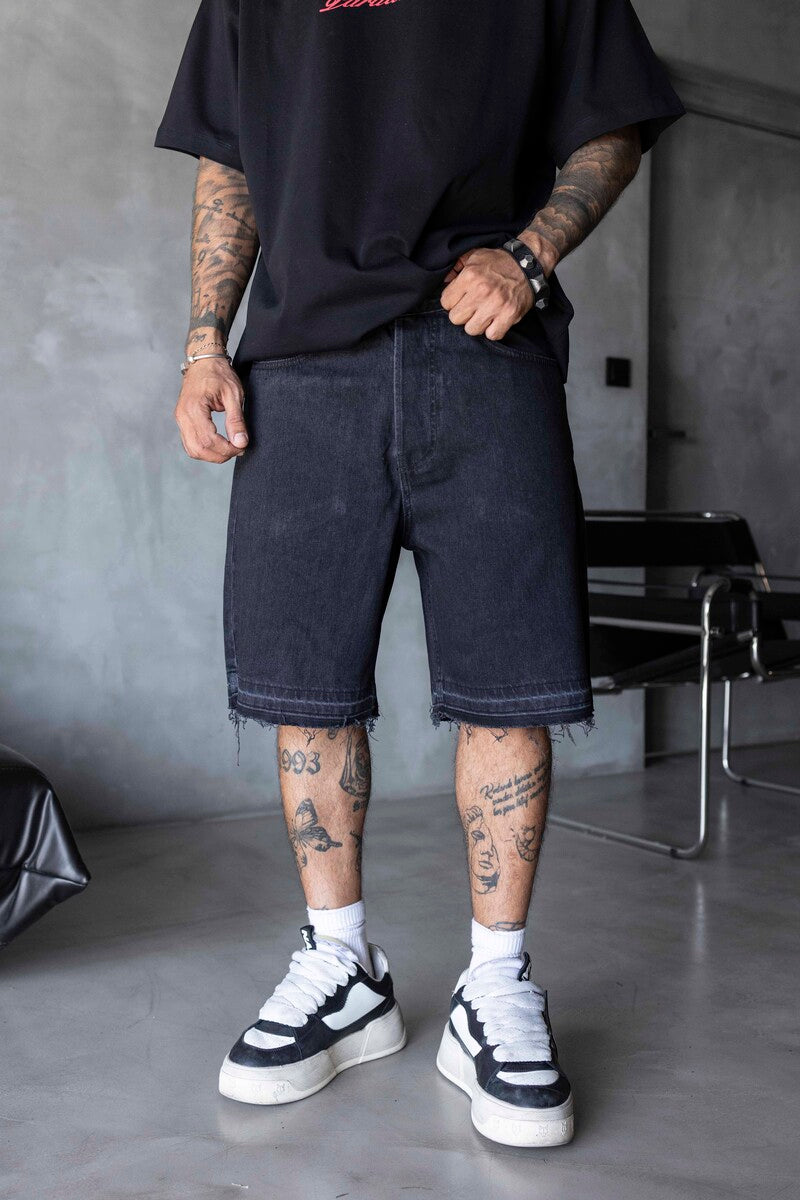 Denim Short Black 17272