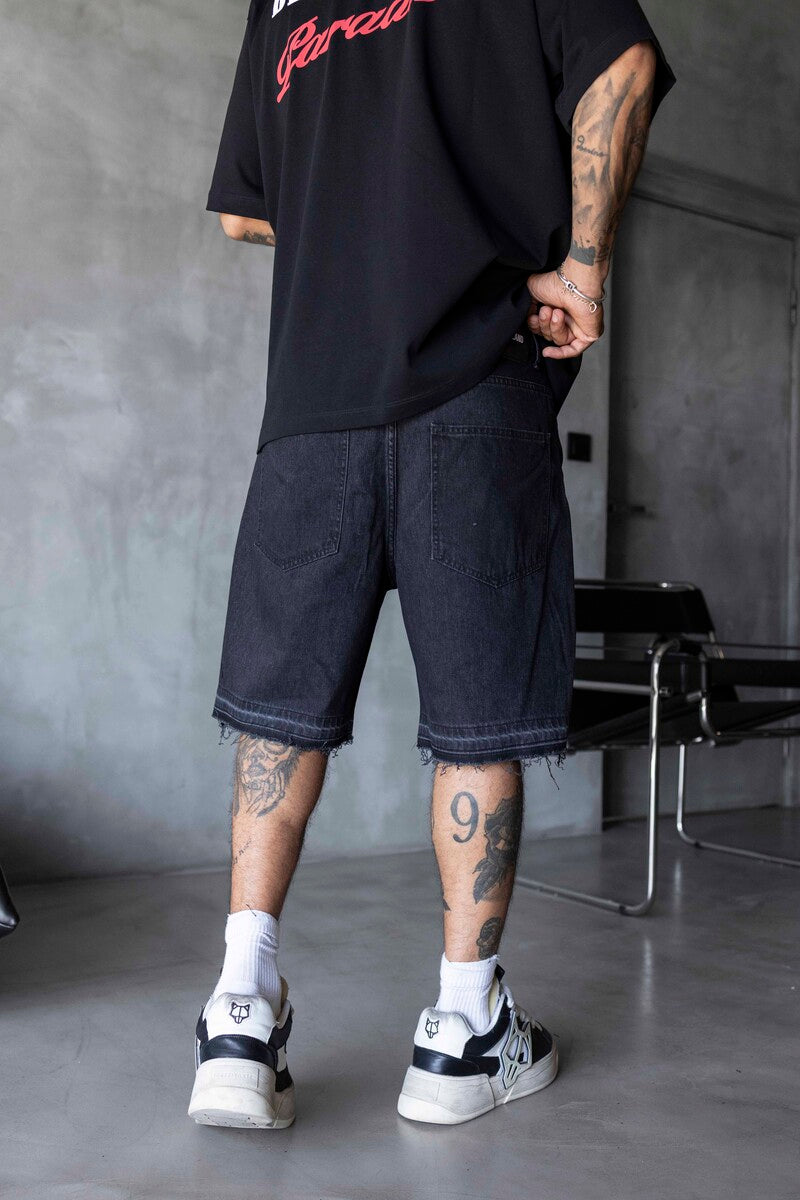 Denim Short Black 17272