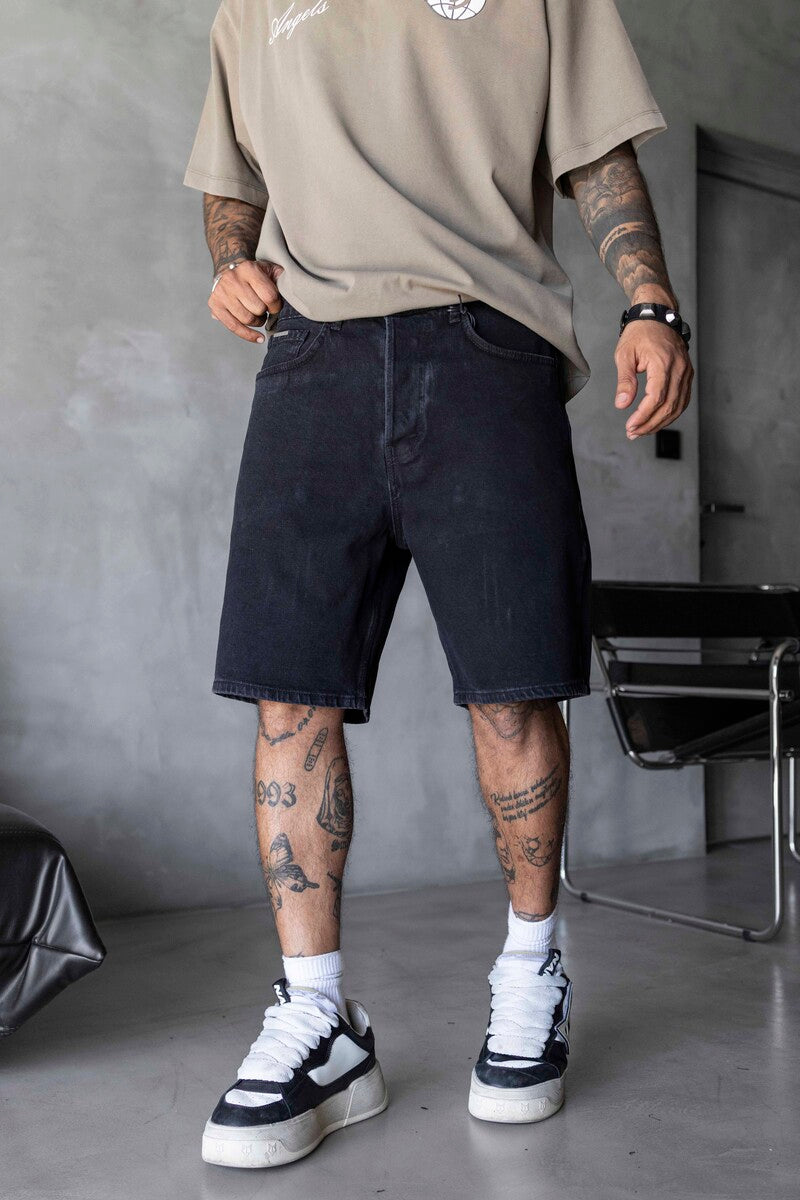 Denim Short Black 17273