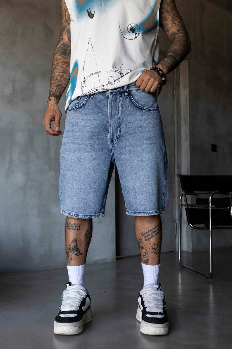 Denim Short Blue 17186