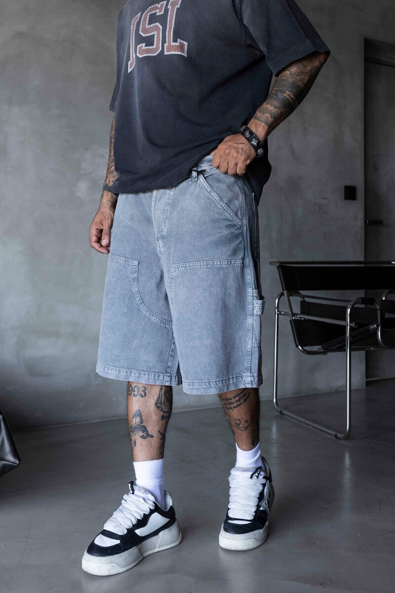 Denim Short Gray 17255