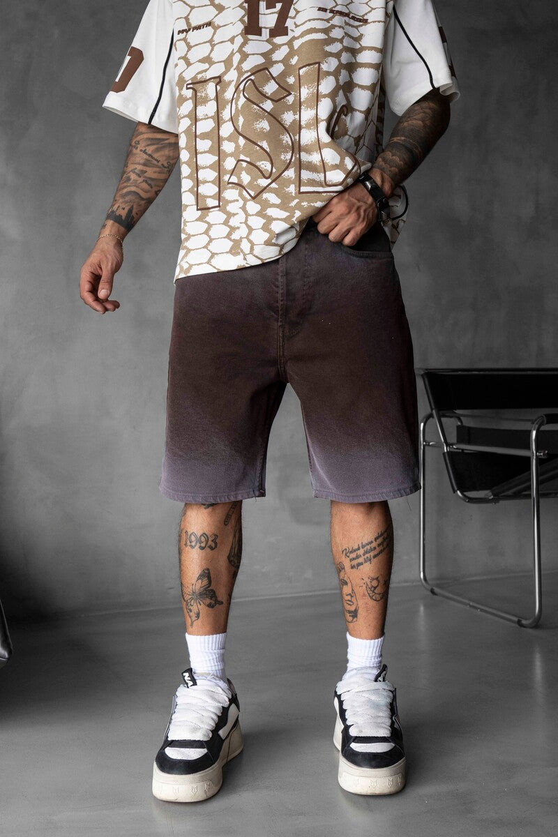 Denim Short Kahve 17165