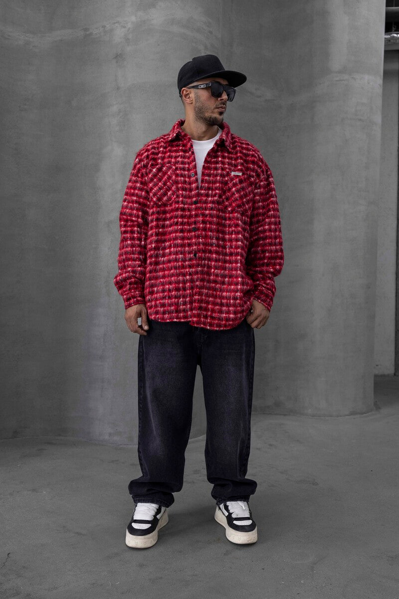FLANNEL SHIRT RED 15367