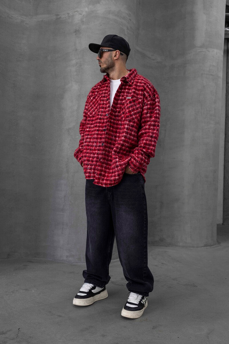 FLANNEL SHIRT RED 15367