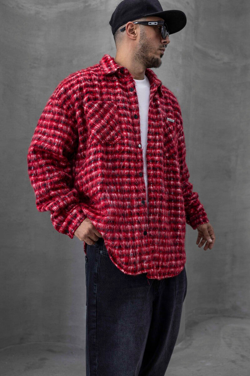FLANNEL SHIRT RED 15367
