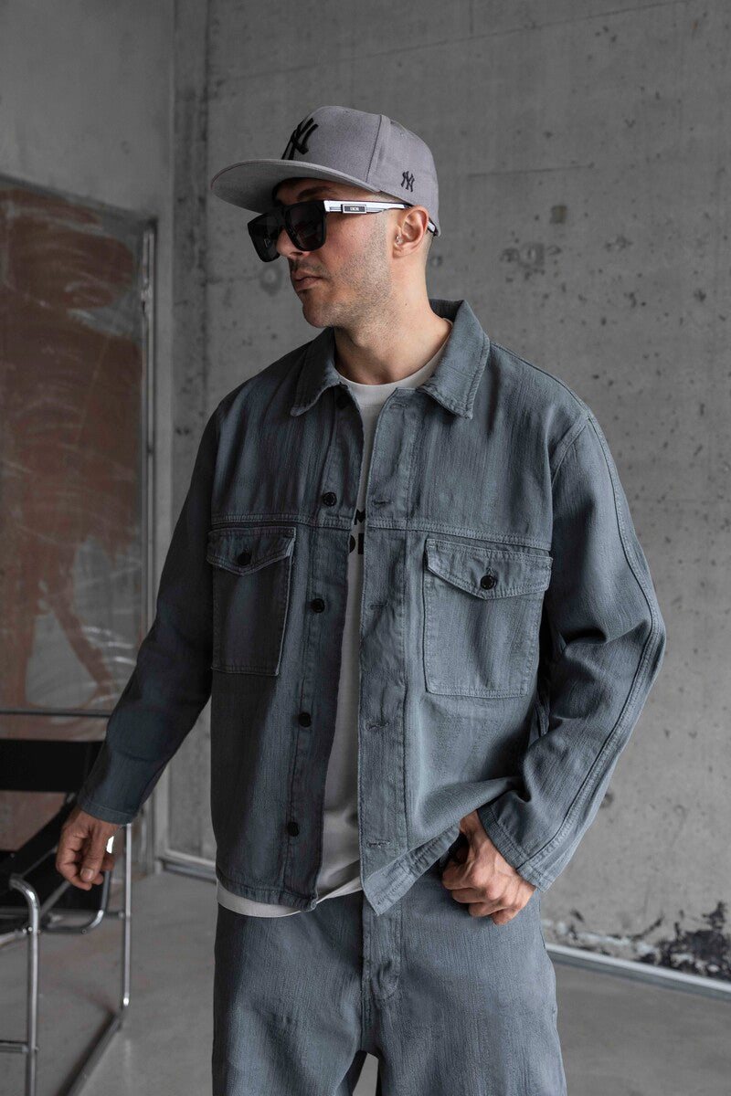 GRAY JEANS JACKET 16999