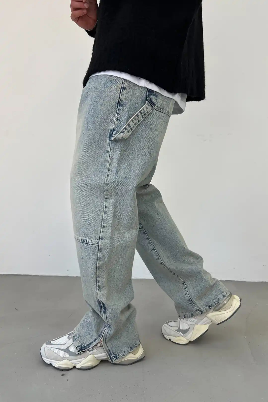 Utility Panel Denim – Modern Retro Workwear Style