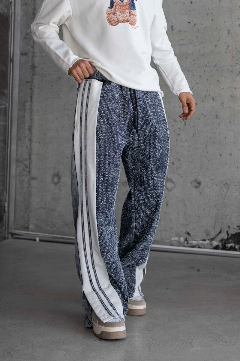 Jogger Pants Blue White 1797