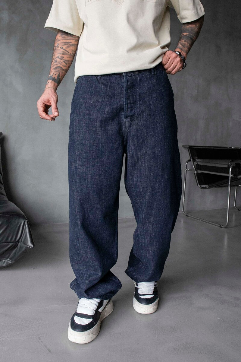 Loose Fit Blue Jeans 17069