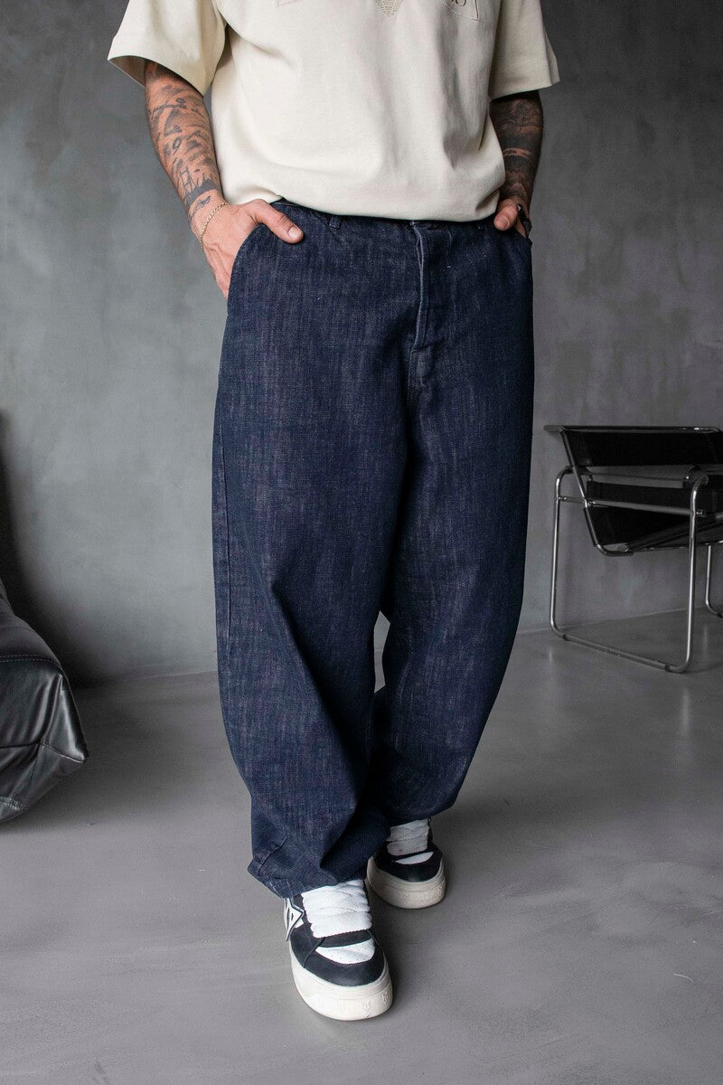 Loose Fit Blue Jeans 17069