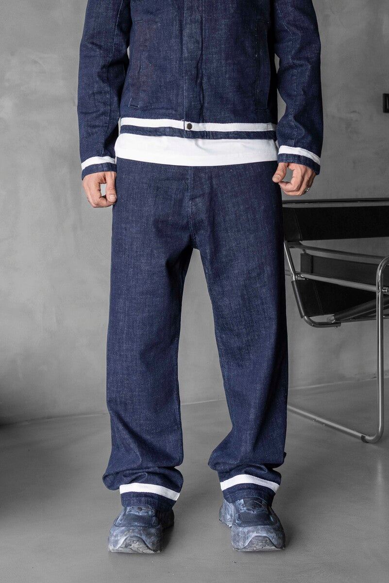 Loose Fit Blue Jeans 17077