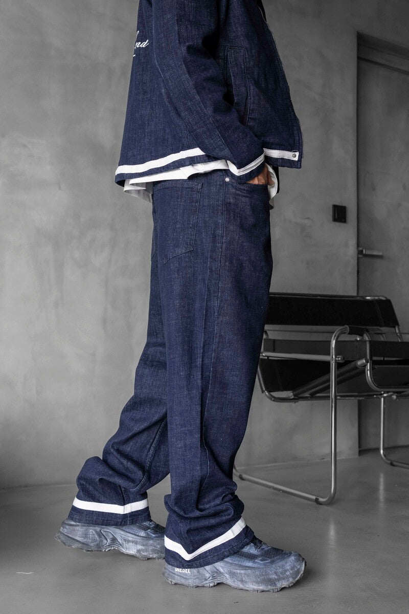 Loose Fit Blue Jeans 17077