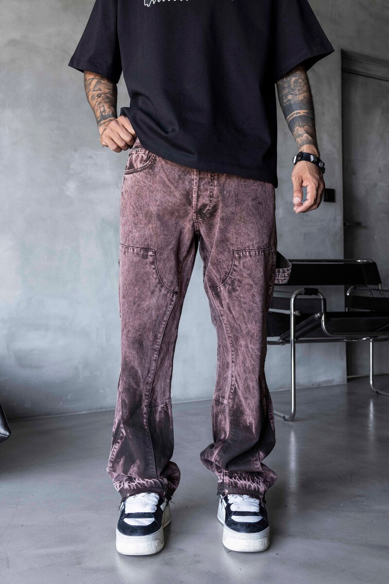 Loose Fit Brown Jeans 17262