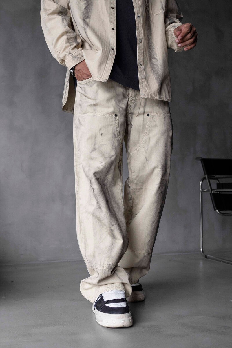 Loose Fit Washed Beige 17123