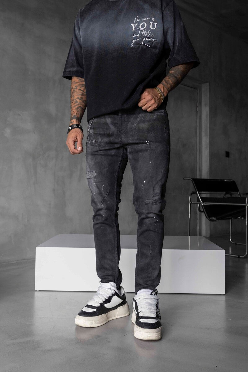 Lux Denim Black Jeans 16166