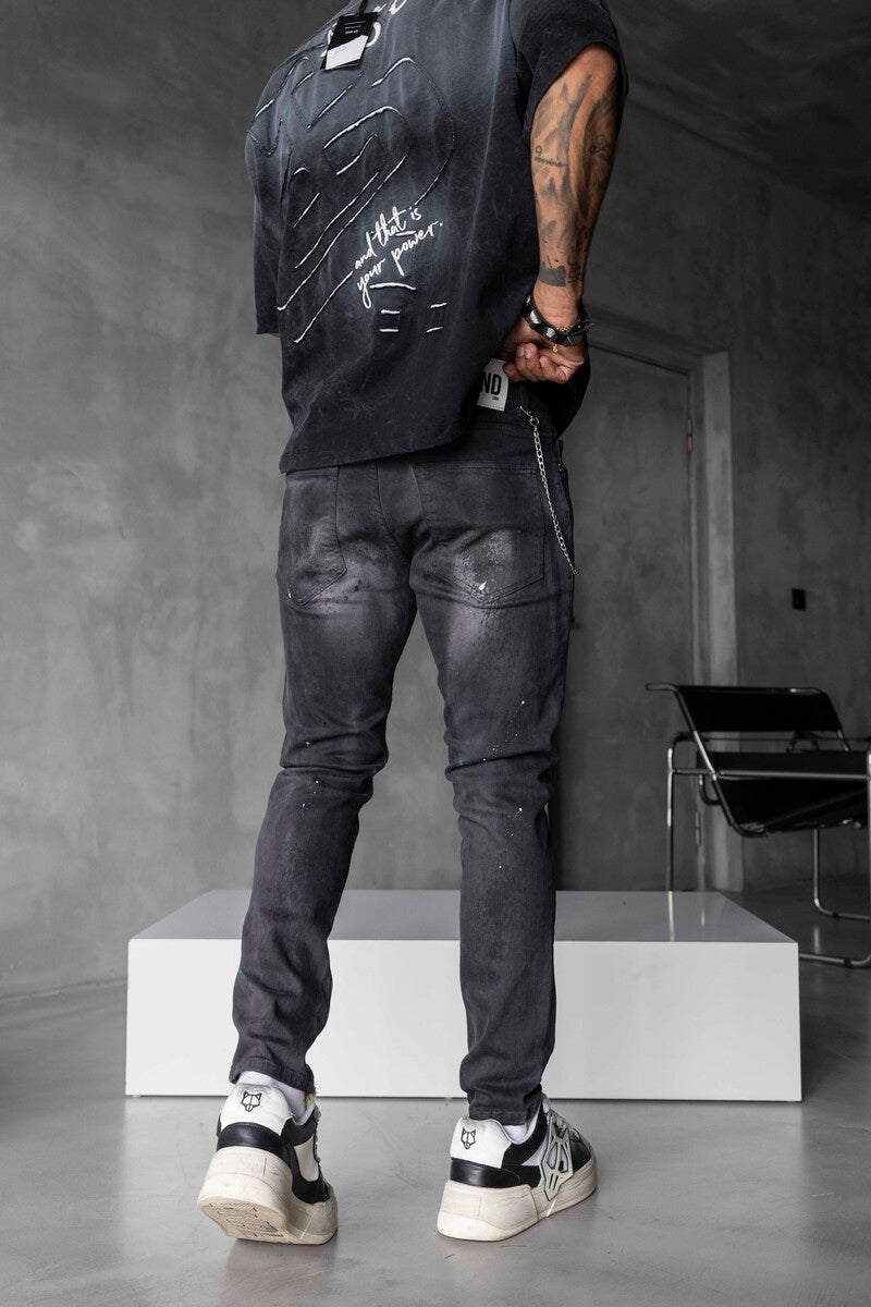 Lux Denim Black Jeans 16166