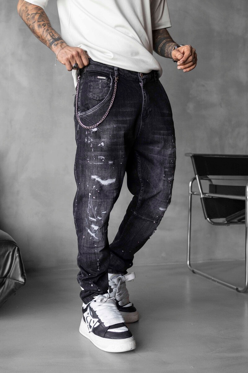 Lux Denim Black Jeans 17018