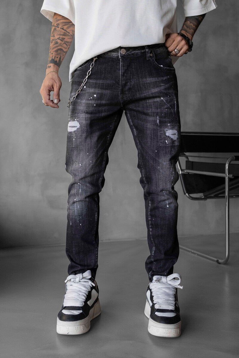 Lux Denim Black Jeans 17025