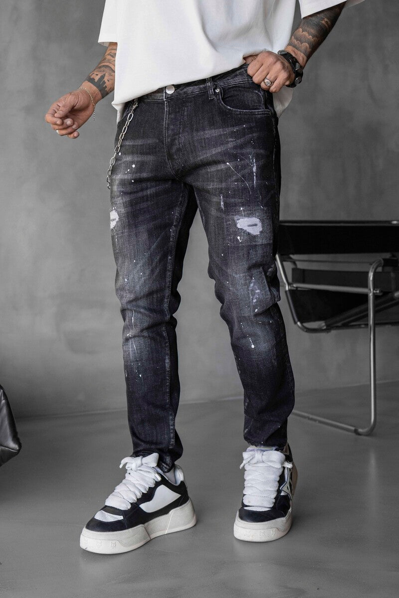 Lux Denim Black Jeans 17025