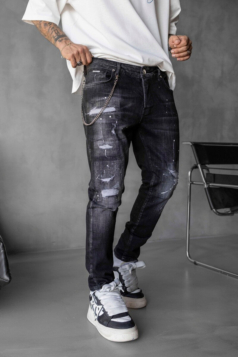 Lux Denim Black Jeans 17026