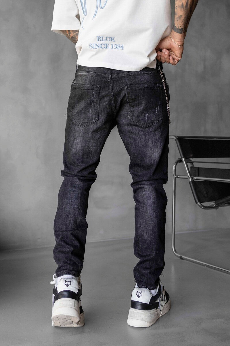 Lux Denim Black Jeans 17026