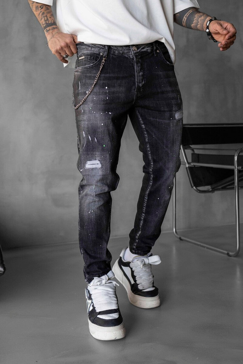 Lux Denim Black Jeans 17029