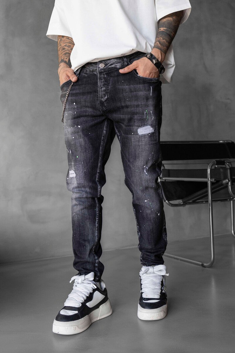 Lux Denim Black Jeans 17029
