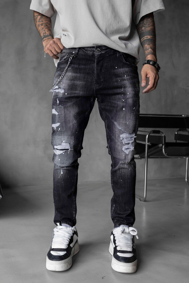 Lux Denim Black Jeans 17032