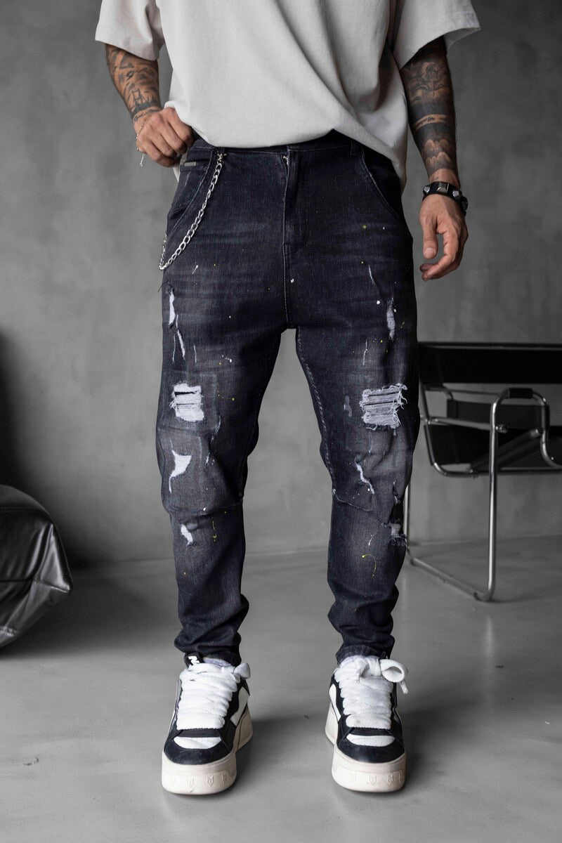 Lux Denim Black Jeans 17044