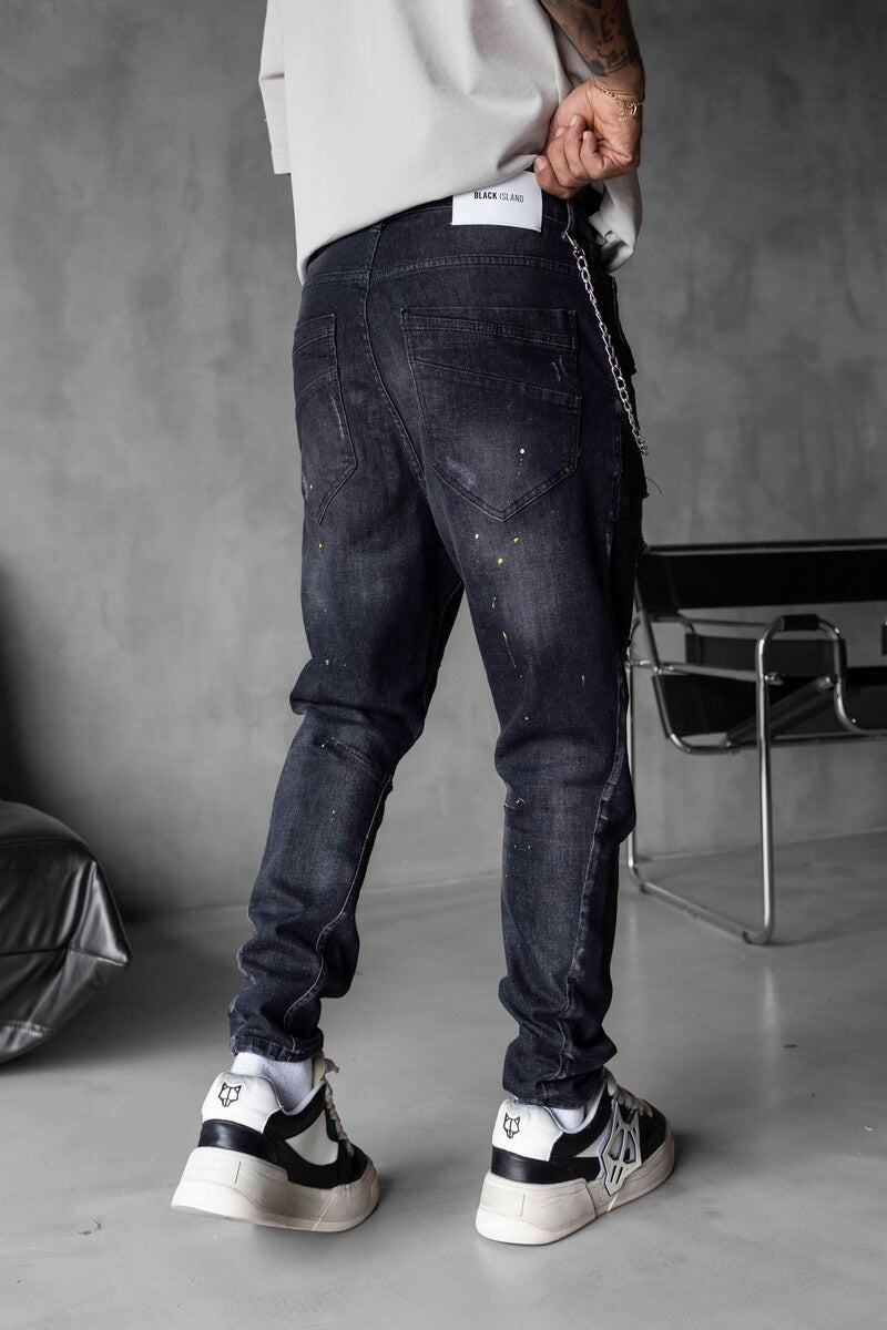 Lux Denim Black Jeans 17044