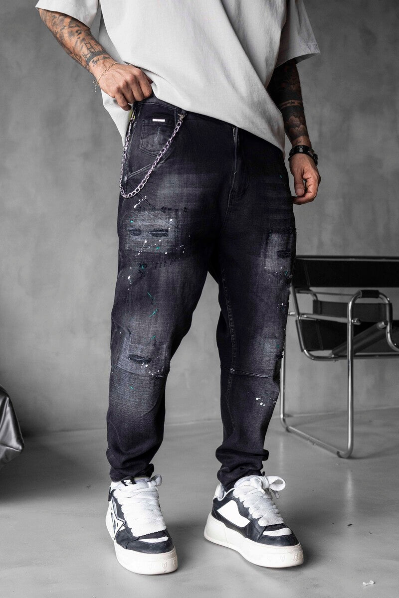 Lux Denim Black Jeans 17047