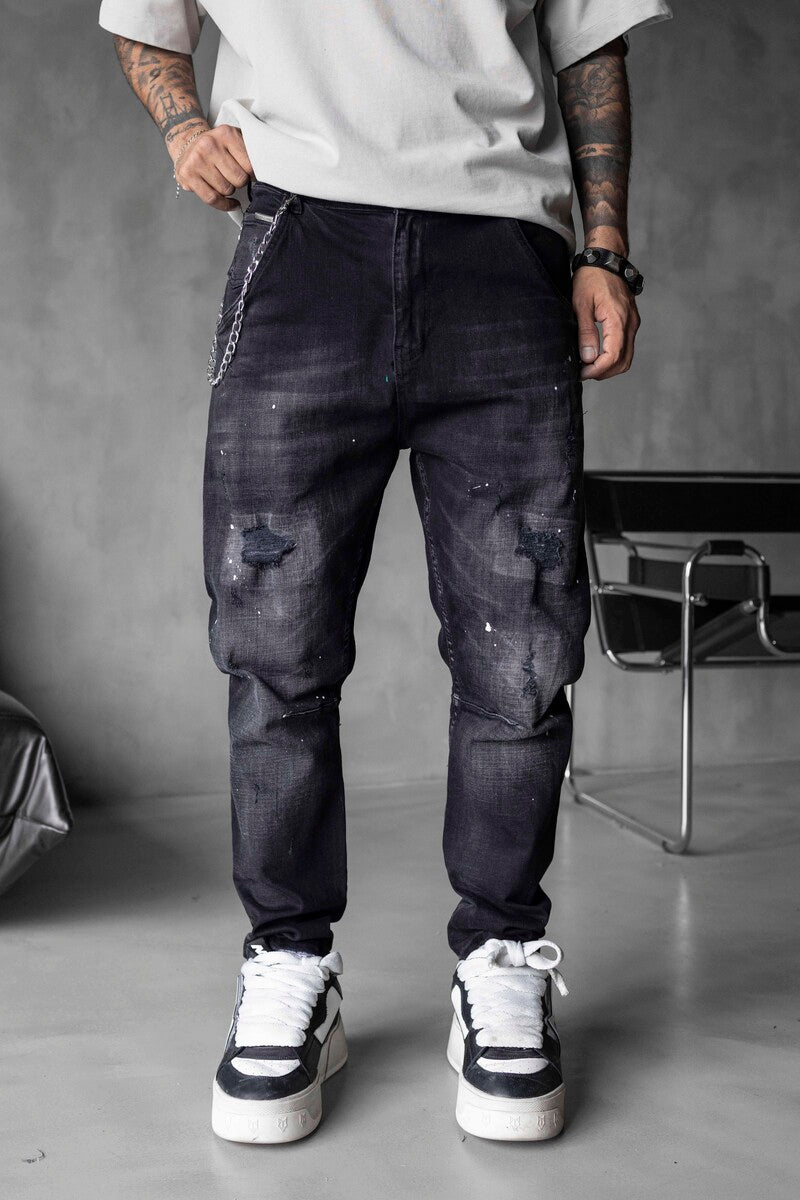 Lux Denim Black Jeans 17048