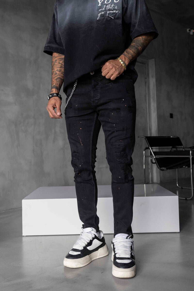Lux Denim Black Jeans 16160