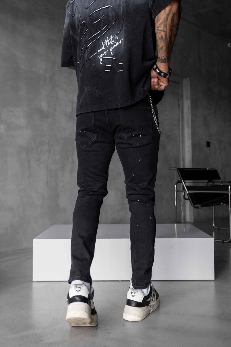 Lux Denim Black Jeans 16160