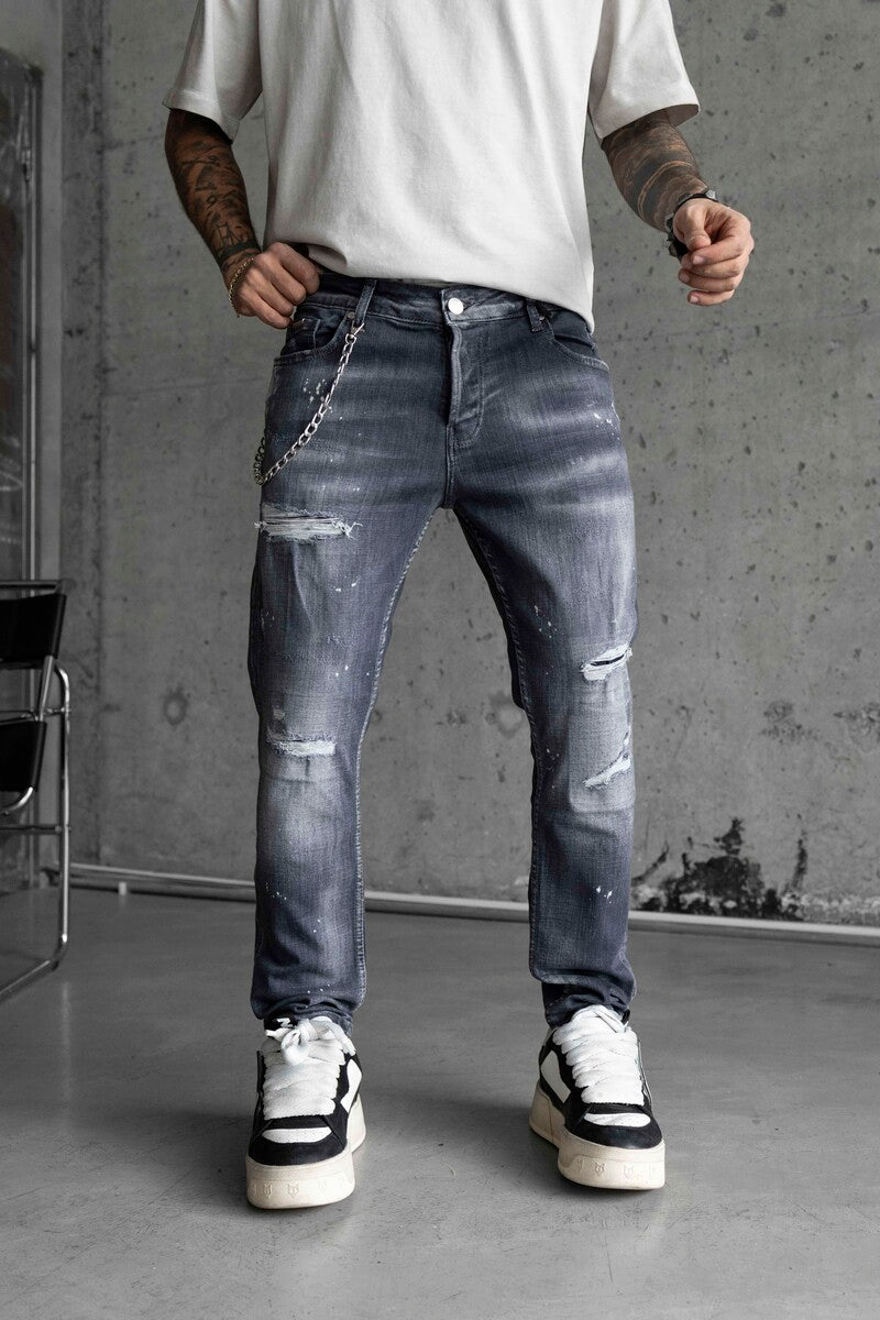 Lux Denım Gray Jeans 16430