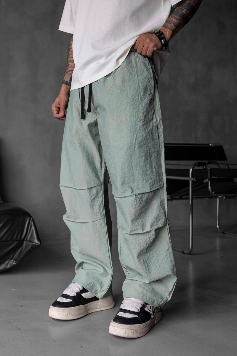 Parachute Jogger Pants Green 16176