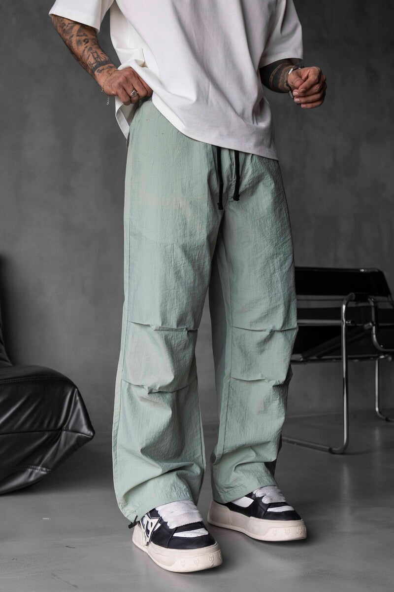 Parachute Jogger Pants Green 16176