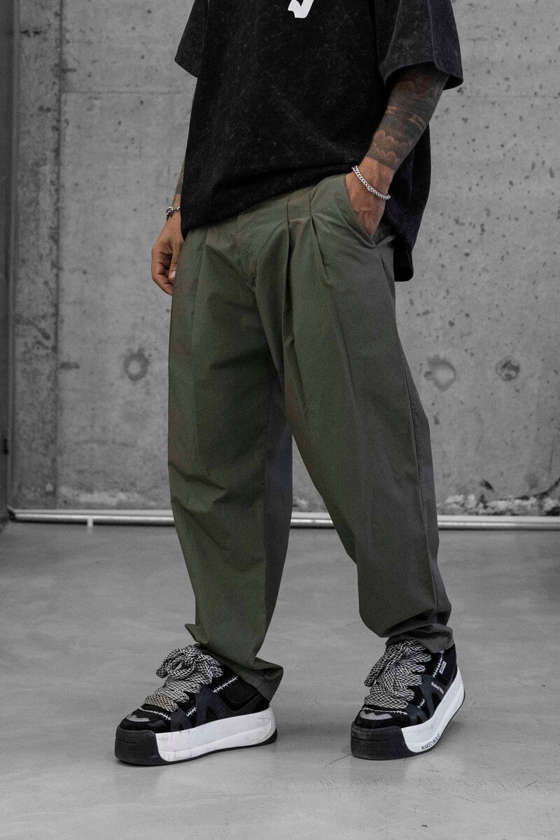 Parachute Jogger Pants Green 16289